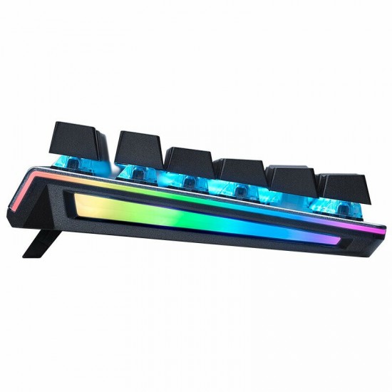 V530 Wired Mechanical Keyboard 104 Keys Gaming Keyboard RGB Backlit Waterproof Desktop Computer PC Keyboard