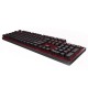 V580 104 Key USB Wired Optical Switch Red Light Mechanical Gaming Keyboard