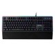 V800RGB 104 Keys Wired Mechanical Keyboard Metal Base Waterproof Infrared Silver Switch Symphony RGB Backlit Gaming Keyboard