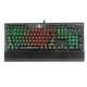 K550 104 Keys USB Wired Purple Switch ABS Keycaps LED Backlight Mechanical Gaming Keyboard with Wrist Pad for PC Laptop