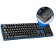 K551 104 Keys USB Wired Blue Switch ABS Keycaps RGB Backlight Non-Slip Ergonomic Mechanical Gaming Keyboard for PC Laptop