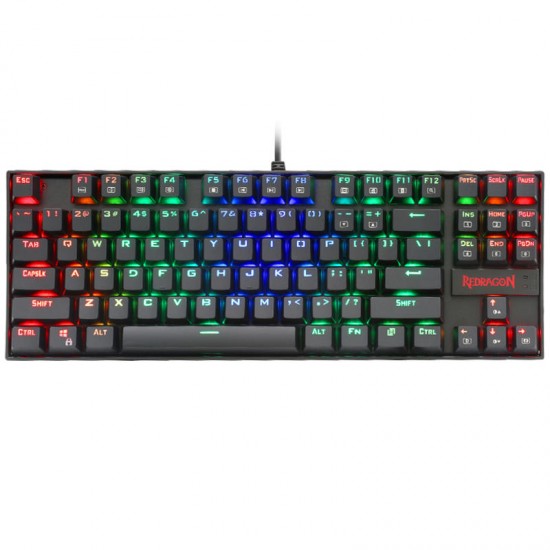 K552 87 Keys USB Wired Blue Switch ABS Keycaps LED Backlight Mechanical Gaming Keyboard for PC Laptop K552 87 Keys USB Wired Blue Switch ABS Keycaps LED Backlight Mechanical Gaming Keyboard for PC Laptop
