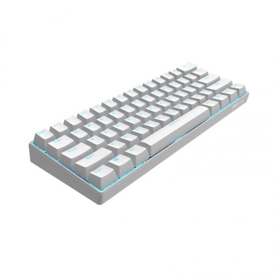 RK61 bluetooth Wired Dual Mode 60% Golden / Ice Blue Backlit Mechanical Gaming Keyboard RK61 bluetooth Wired Dual Mode 60% Golden / Ice Blue Backlit Mechanical Gaming Keyboard