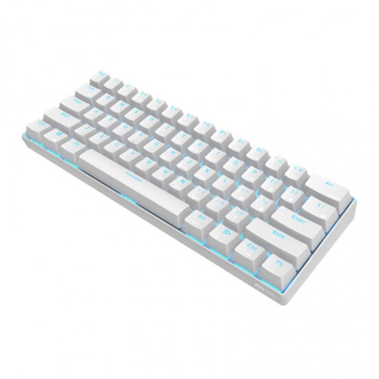 RK61 bluetooth Wired Dual Mode 60% Golden / Ice Blue Backlit Mechanical Gaming Keyboard