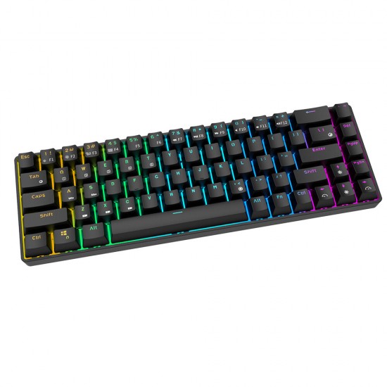 RK855 68 Keys Mechanical Gaming Keyboard Dual Mode Wireless bluetooth 5.1 Type-C Wired RGB Backlit RK68 Keyboard