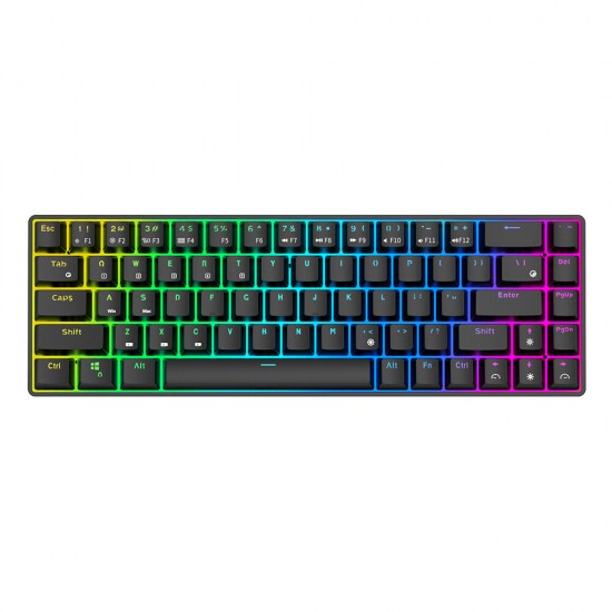 RK855 68 Keys Mechanical Gaming Keyboard Dual Mode Wireless bluetooth 5.1 Type-C Wired RGB Backlit RK68 Keyboard