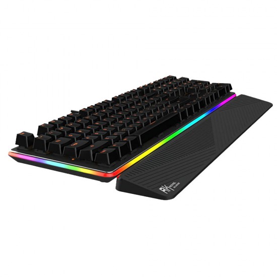 RK919 108 Key RGB Side Backlit Mechanical Gaming Keyboard with Wrist Pad