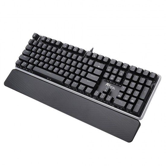 RK919 108 Key RGB Side Backlit Mechanical Gaming Keyboard with Wrist Pad