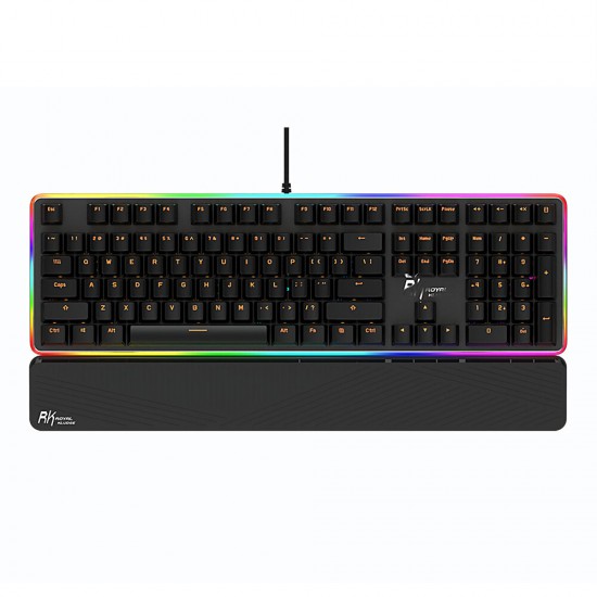 RK919 108 Key RGB Side Backlit Mechanical Gaming Keyboard with Wrist Pad