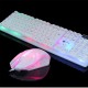 T11 Wired Gaming Keyboard & Mouse Set RGB Backlight 1200DPI Gaming Mouse 104 Keys Mechanical Feeling Keyboard Combo