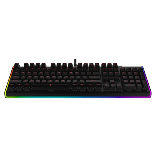 TKM600 Mechanical Keyboard 104 Keys RGB Backlit USB Wired Gaming Keyboard with MX Red/Silver/Blue Switch