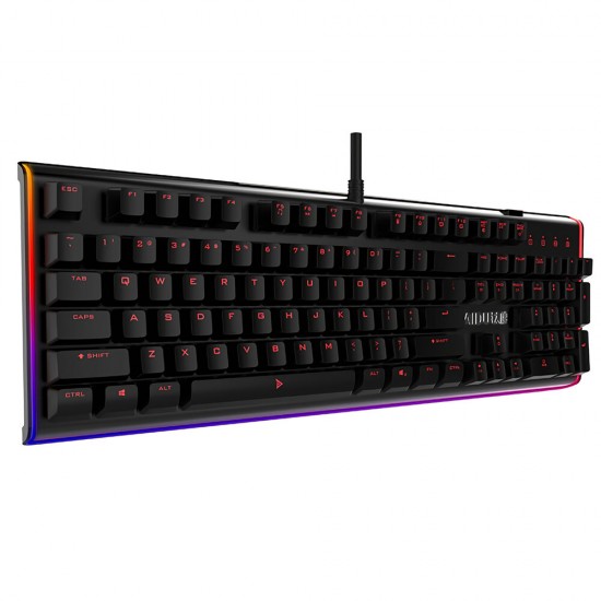 TKM600 Mechanical Keyboard 104 Keys RGB Backlit USB Wired Gaming Keyboard with MX Red/Silver/Blue Switch TKM600 Mechanical Keyboard 104 Keys RGB Backlit USB Wired Gaming Keyboard with MX Red/Silver/Blue Switch