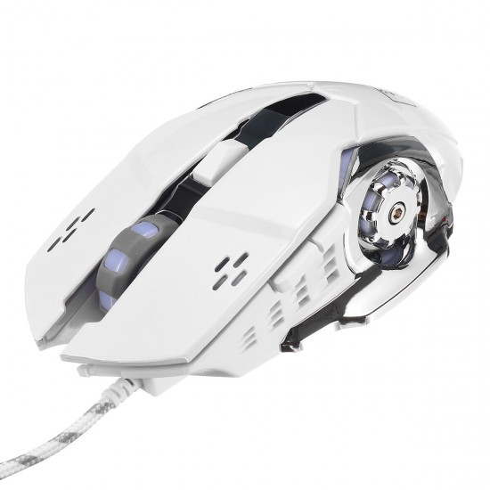 Wired 104 Keys Keyboard & Mouse Set Ice Blue White Backlit Multifunction Knob Gaming Keyboard Ergonomic Mouse Wired 104 Keys Keyboard & Mouse Set Ice Blue White Backlit Multifunction Knob Gaming Keyboard Ergonomic Mouse