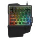 Wired One-handed Mechanical Keyboard & Mouse &bluetooth Adapter Set 39 Keys Luminous Gaming Keyboard 2000DPI Mouse USB Hub for PUBG Wired One-handed Mechanical Keyboard & Mouse &bluetooth Adapter Set 39 Keys Luminous Gaming Keyboard 2000DPI Mouse USB Hub for PUBG