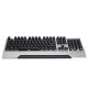 Wired Mechanical Keyboard 104 Keys Punk Plating Panel Replaceable Switch Square / Round Keys Gaming Keyboard