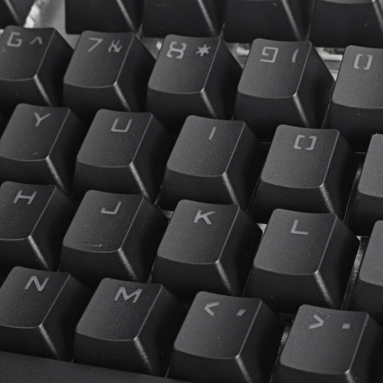 Wired Mechanical Keyboard 104 Keys Punk Plating Panel Replaceable Switch Square / Round Keys Gaming Keyboard Wired Mechanical Keyboard 104 Keys Punk Plating Panel Replaceable Switch Square / Round Keys Gaming Keyboard