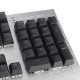 Wired Mechanical Keyboard 104 Keys Punk Plating Panel Replaceable Switch Square / Round Keys Gaming Keyboard