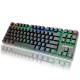 X51 Wired 87 Keys Mechanical Gaming Keyboard Desktop Blue/Black Switch RGB Back Light Russian/English Keyboard for Laptop Computer
