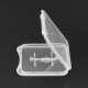 10Pcs Transparent Single TF Memory Card Storage Case