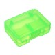 3pcs Green GK-1CF4SD Portable Memory Card Receiving Box Mobile TF Card Camera CF/SD Storage Card Box