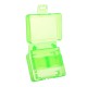 3pcs Green GK-1CF4SD Portable Memory Card Receiving Box Mobile TF Card Camera CF/SD Storage Card Box