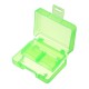 3pcs Green GK-1CF4SD Portable Memory Card Receiving Box Mobile TF Card Camera CF/SD Storage Card Box