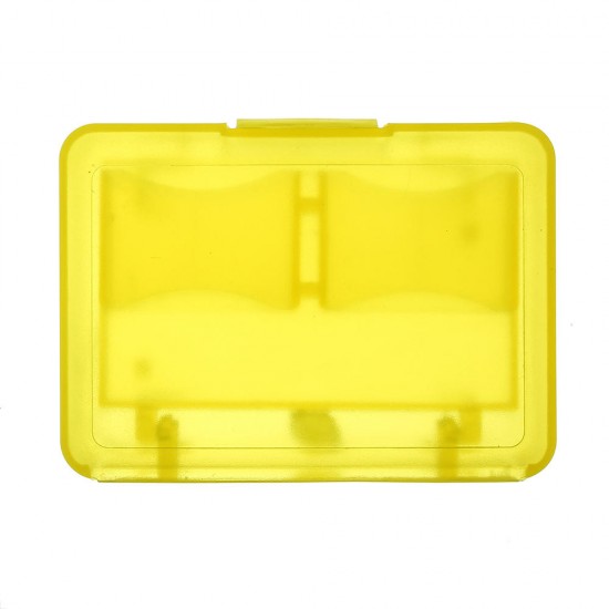 3pcs Yellow GK-1CF4SD Portable Memory Card Receiving Box Mobile TF Card Camera CF/SD Storage Card Box