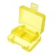 3pcs Yellow GK-1CF4SD Portable Memory Card Receiving Box Mobile TF Card Camera CF/SD Storage Card Box