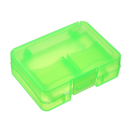 5pcs Green GK-1CF4SD Portable Memory Card Receiving Box Mobile TF Card Camera CF/SD Storage Card Box