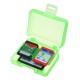 5pcs Green GK-1CF4SD Portable Memory Card Receiving Box Mobile TF Card Camera CF/SD Storage Card Box