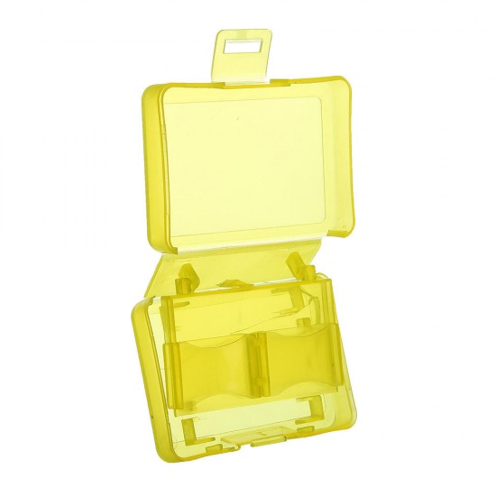 5pcs Yellow GK-1CF4SD Portable Memory Card Receiving Box Mobile TF Card Camera CF/SD Storage Card Box