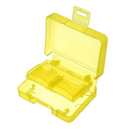 5pcs Yellow GK-1CF4SD Portable Memory Card Receiving Box Mobile TF Card Camera CF/SD Storage Card Box