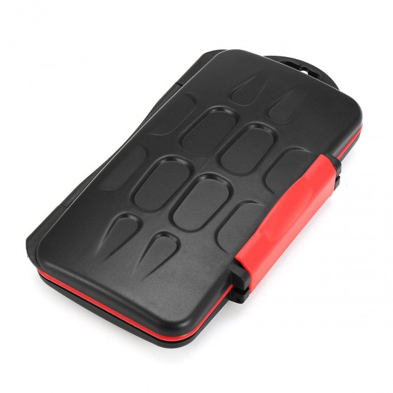 Anti-Shock Memory Card Case Storage Holder Box for 12xSD 12xTF Card