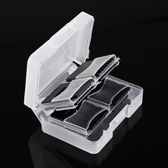 Card Storage Case Box with 8 TF to Full-sized Memory Card Adapter