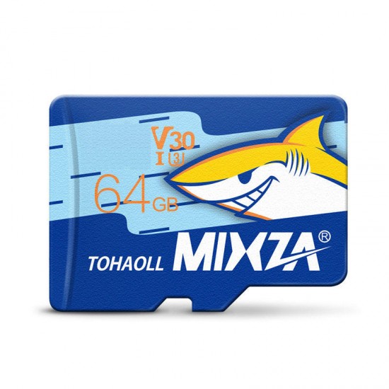 Shark Edition Memory Card 64GB TF Card U3 Class10 For Smartphone Camera MP3