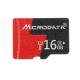 16GB C10 U1 Micro TF Memory Card with Card Adapter Converter for TF to SD