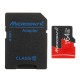 64GB C10 U1 Micro TF Memory Card with Card Adapter Converter for TF to SD