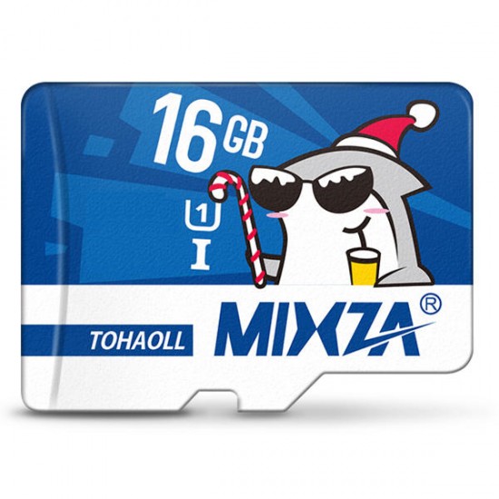 Christmas Shark Limited Edition 16GB U1 Class 10 TF Micro Memory Card for DSLR Digital Camera TV Box MP3
