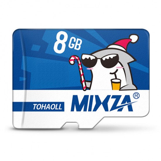 Christmas Shark Limited Edition 8GB U1 Class 10 TF Micro Memory Card for DSLR Digital Camera TV Box MP3