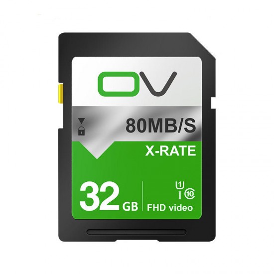 OV X-Rate C10 32GB Memory Card for DSLR Camera Photography Support 1080P 30FPS Video Taking