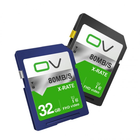 OV X-Rate C10 32GB Memory Card for DSLR Camera Photography Support 1080P 30FPS Video Taking