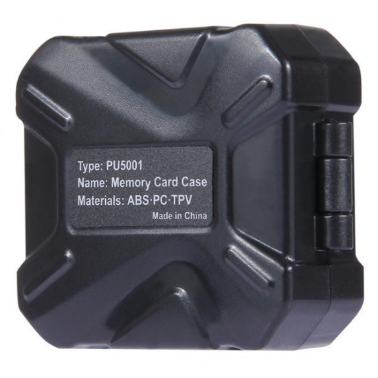 PU5001 9 in 1 Memory Card Case Stocker for 2XQD 2CF 2TF 3SD Card PU5001 9 in 1 Memory Card Case Stocker for 2XQD 2CF 2TF 3SD Card