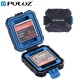 PU5001 9 in 1 Memory Card Case Stocker for 2XQD 2CF 2TF 3SD Card