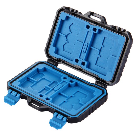 PU5002 27 in 1 Waterproof Camera Memory Card Case for CF SD TF Card PIN SIM Micro-SIM Nano-SIM PU5002 27 in 1 Waterproof Camera Memory Card Case for CF SD TF Card PIN SIM Micro-SIM Nano-SIM
