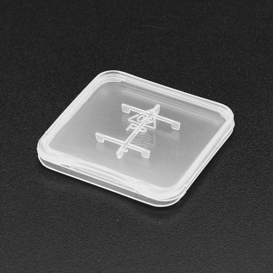 Transparent Single TF Memory Card Storage Case