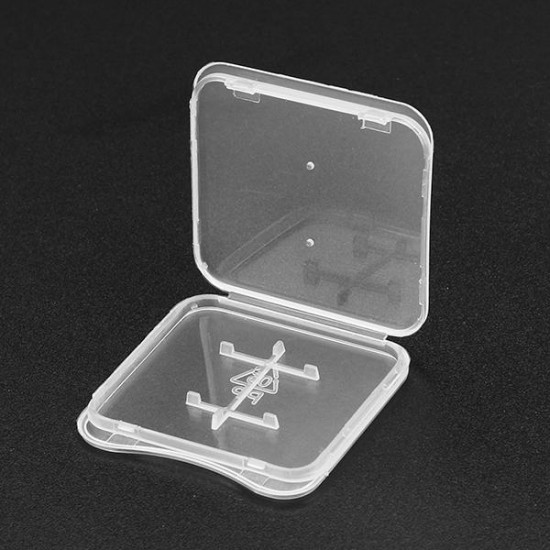 Transparent Single TF Memory Card Storage Case