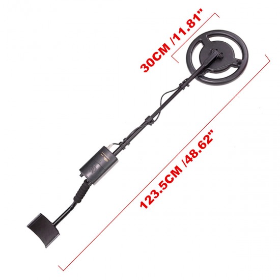 1.5M Metal Detector Kit Light Sensitive Search Treasure Hunter Coil Pinpointer