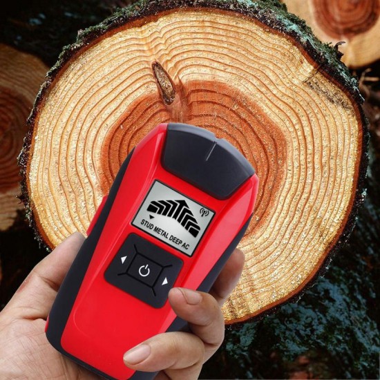 G120 Multifunctional Handheld LCD Wall Metal Detector Stud Finder Wood Studs AC Cable Live Wire Scanner Tester