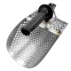 Hexagonal Sand Scoop for Metal Detecting, Stainless Steel Metal Detector for Beach Treasure Hunting Gold Rush Search Tool