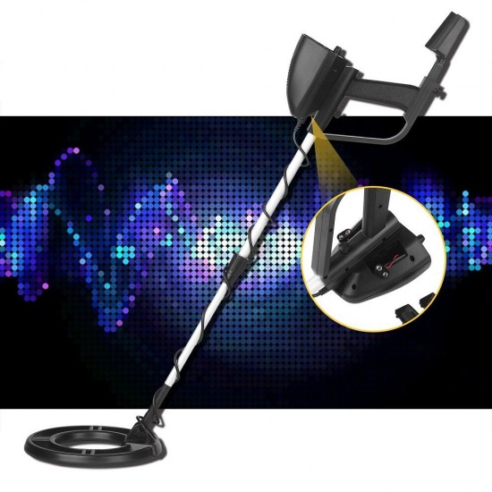 High Precision Underground Metal Detector 3.1-inch LCD Metal Locator Treasure-hunting Device Sensitivity Adjustable Notch & DISC Mode Pinpointing Function High Precision Underground Metal Detector 3.1-inch LCD Metal Locator Treasure-hunting Device Sensitivity Adjustable Notch & DISC Mode Pinpointing Function